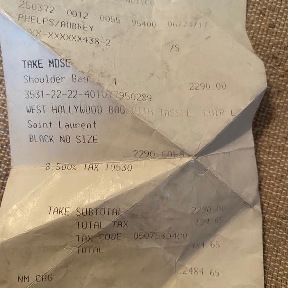 Saint Laurent West Hollywood bag with tassel - Picture 9 of 16